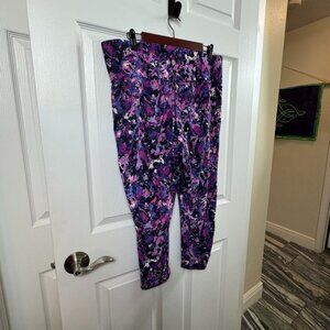 Livi Multicolor Stretch Leggings for Working Out and Exercise, Size 18/20